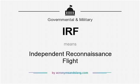 irf meaning army|IRF Armed Forces Abbreviation Meaning .